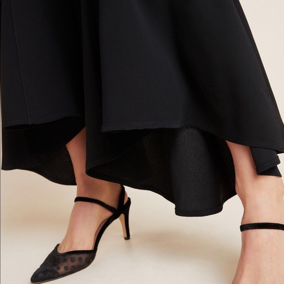 HP! Anthropologie Zinnia Flare Trouser Black NWT Women’s Size 2 - Picture 2 of 8